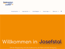 Tablet Screenshot of josefstal.de